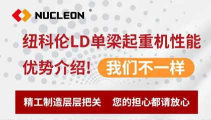 纽科伦LD单梁起重机性能优势介绍！我们不一样